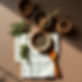 “intentional ritual setup with herbs, ceramic bowl, folded linen, and wooden tools arrange