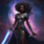 an empress will always use her sword of light to defend her home and family power is here