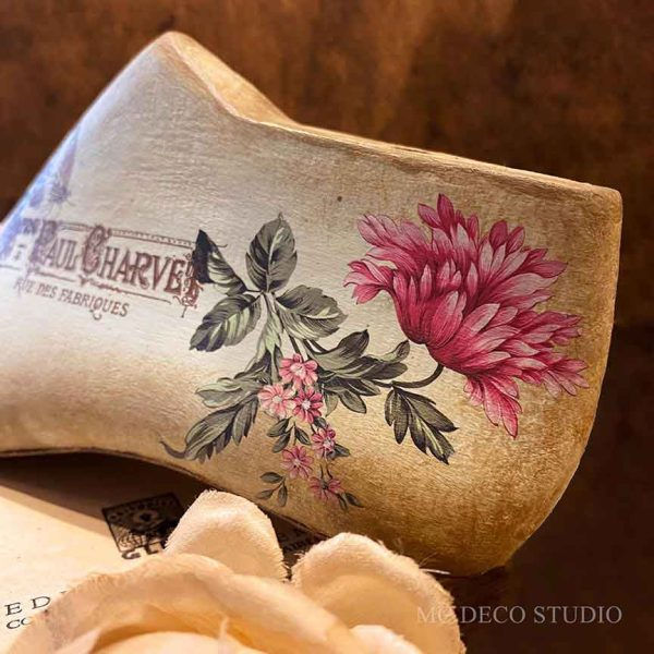 Thumbnail: #06-H2O Transfer - Springtime Peonies - 2 Sheets, 8.5"x11"