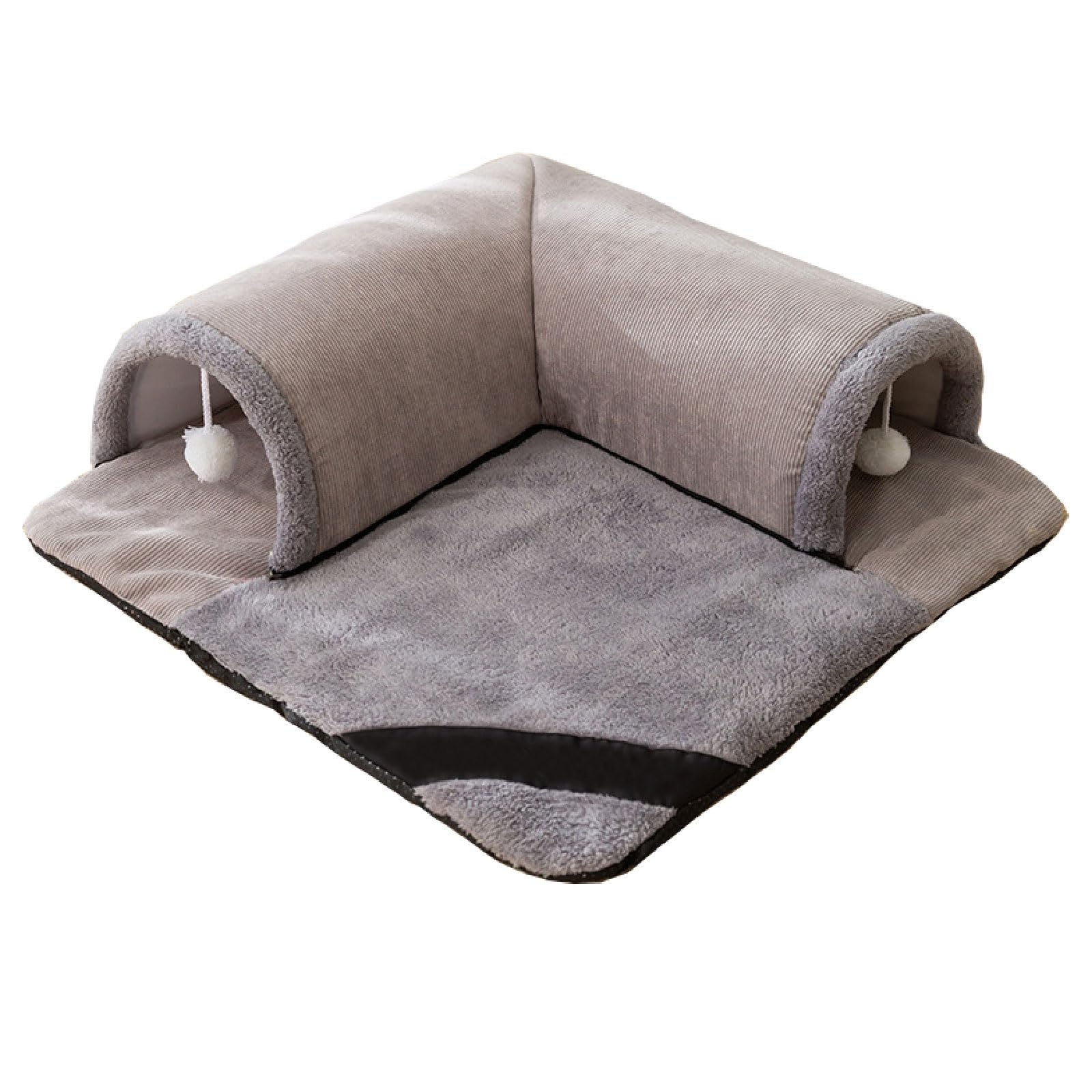 Generic Cat Tunnel Bed for Indoor Cats Play Tunnel and Cute Cat Bed Cat Cave Cat