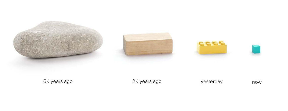Thumbnail: PIXIO Mini Safari 137 Magnetic Blocks in 6 Colors and Free Mobile App for Design