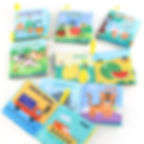 Thumbnail: 3D Fabric Baby Book - Early Education Toy with Animals