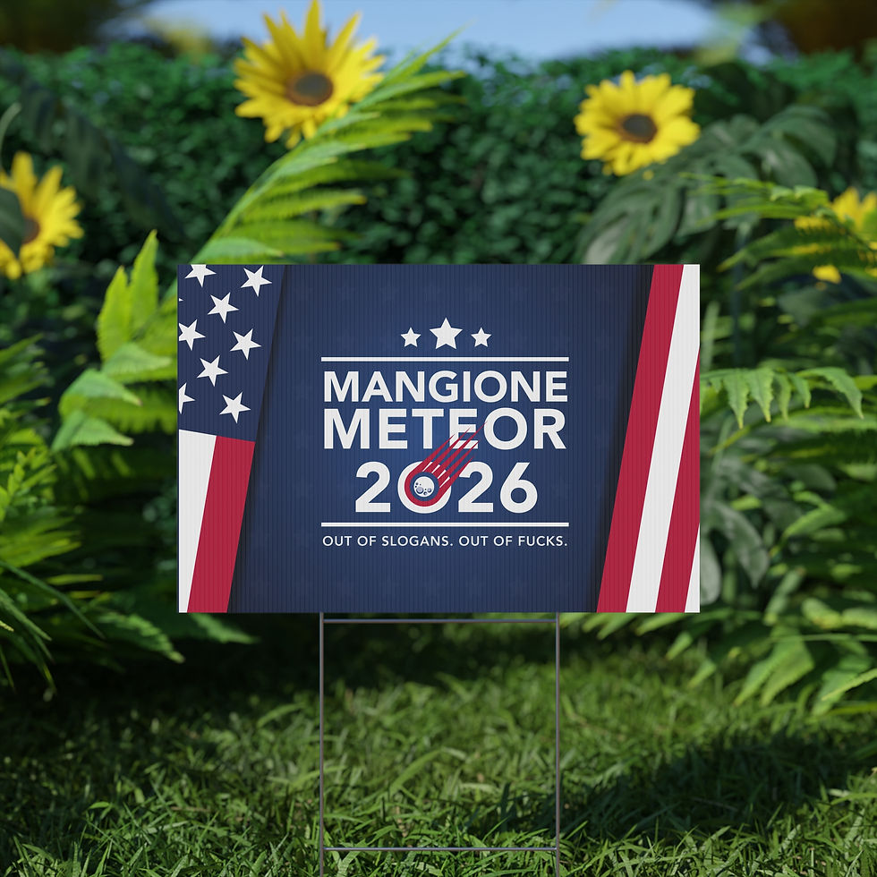Thumbnail: Mangione/Meteor 2026 Plastic Yard Sign