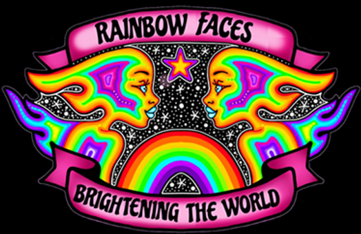 Rainbow Faces| Face Painting | Goulburn| Balloon Art