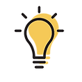 Pictogramme d'ampoule pour les conseils