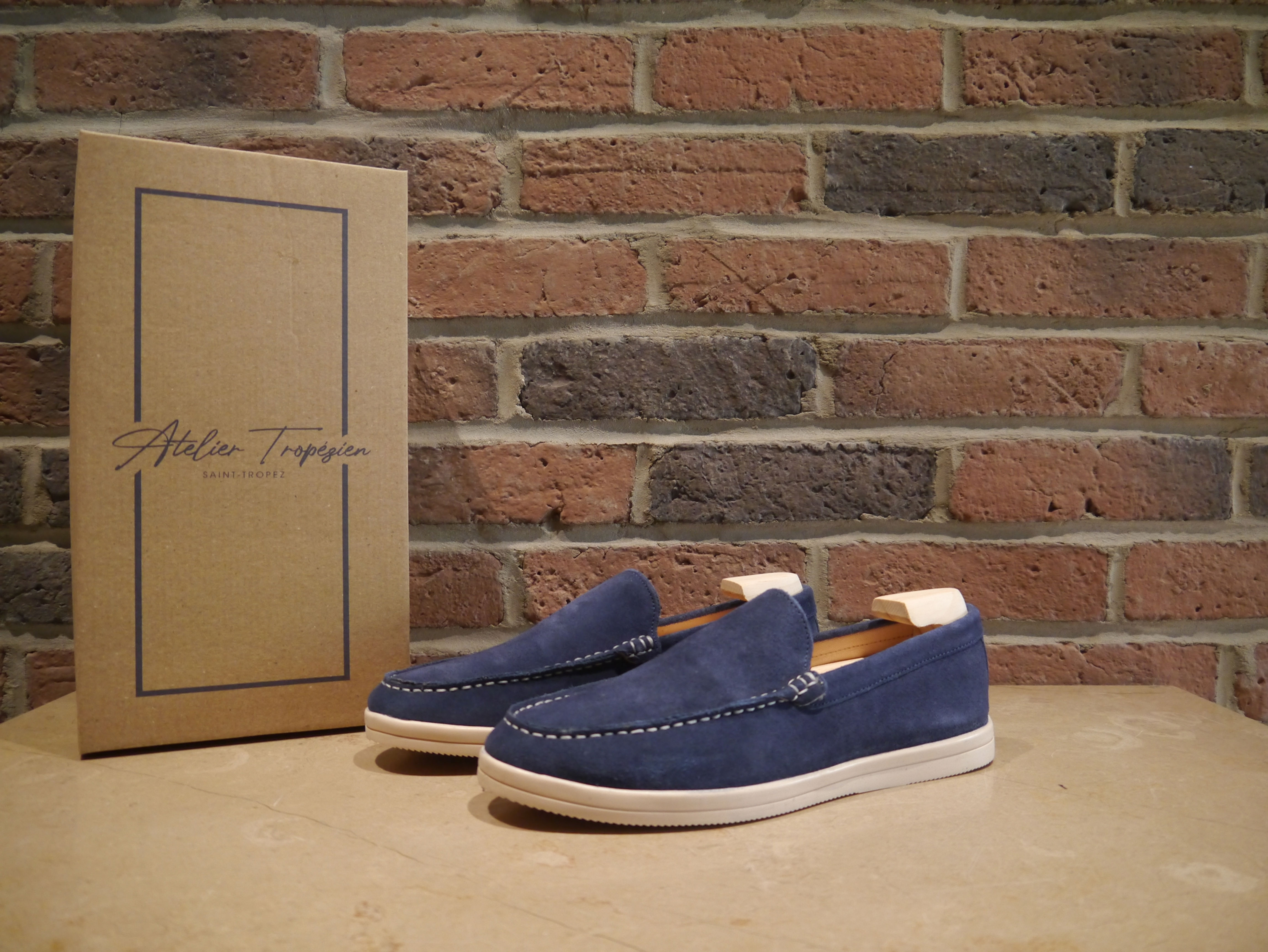 MOCASSIN PAUL-24 NAVY ATELIER TROPEZIEN