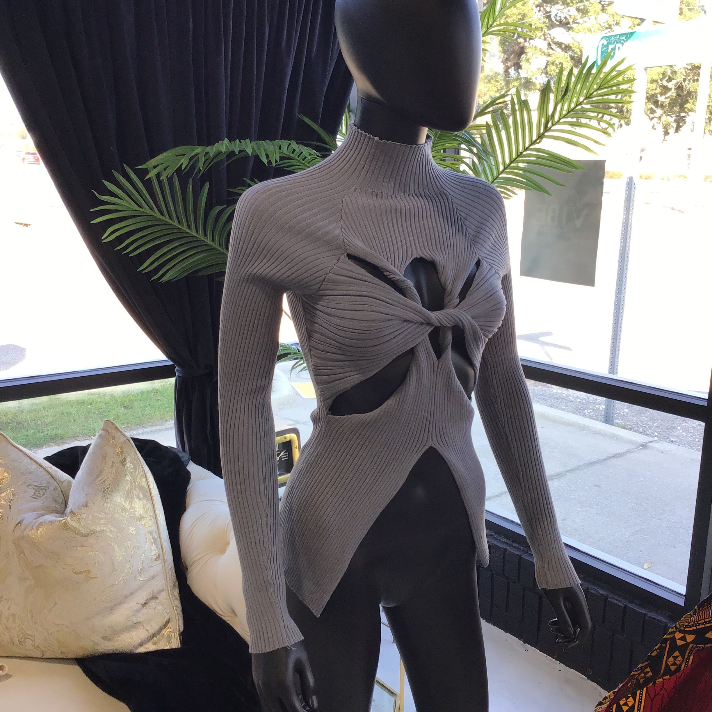 Got me twisted sweater