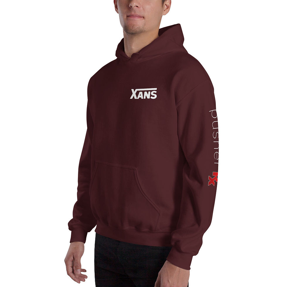 Thumbnail: Xans by pusher RX Hoodie (white font)
