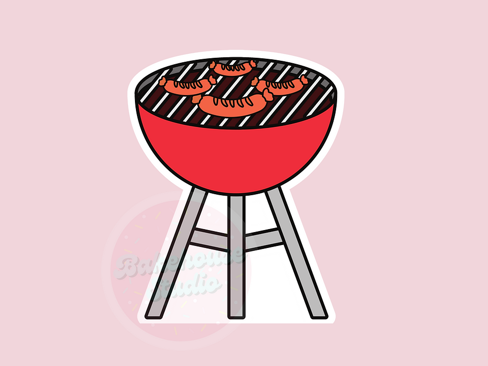 1133 BBQ Cutter Digital STL