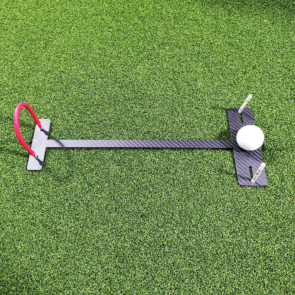 Carbon Fiber Golf Putting Alignment H Tool 1