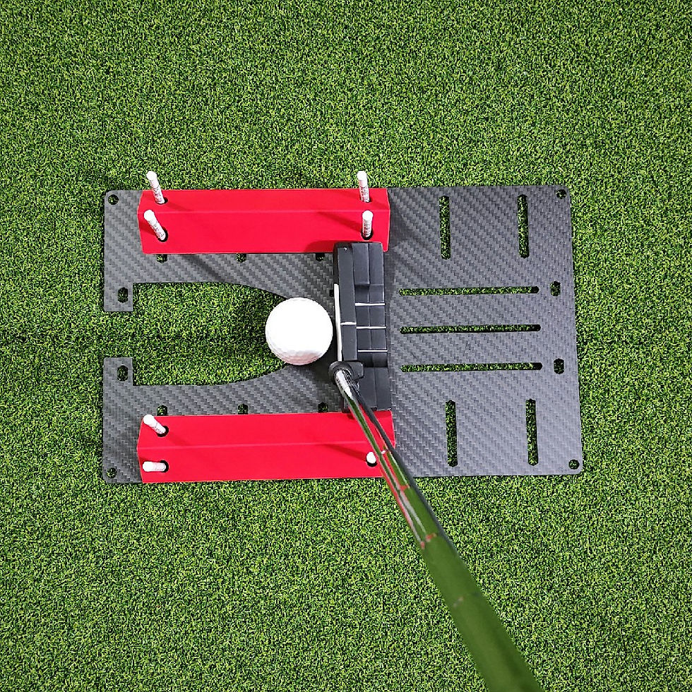 Golf Putting Speed Trap with Triangle Obstacles 1