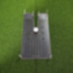 17-inch Black Steel Putting Mirror 1