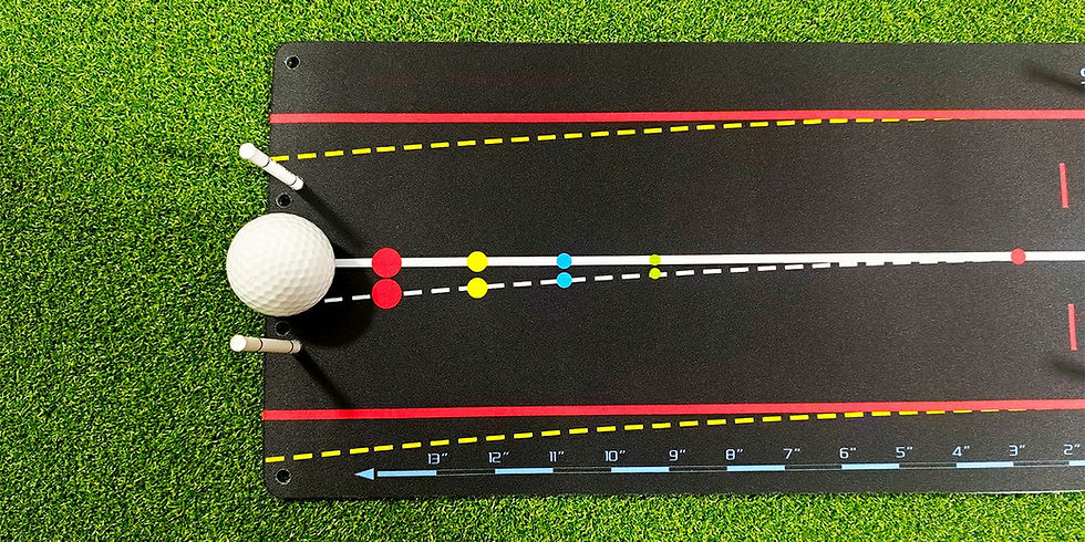 Thumbnail: 0 & 12 Degree Golf Putting Path Template 11