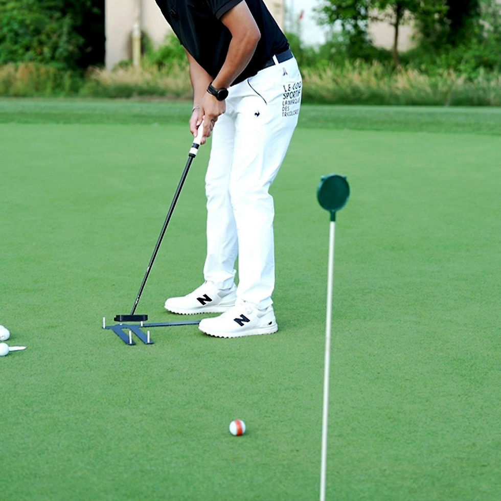 Miniaturbild: Golf Carbon Fiber U Shape Stance Putting Board 7