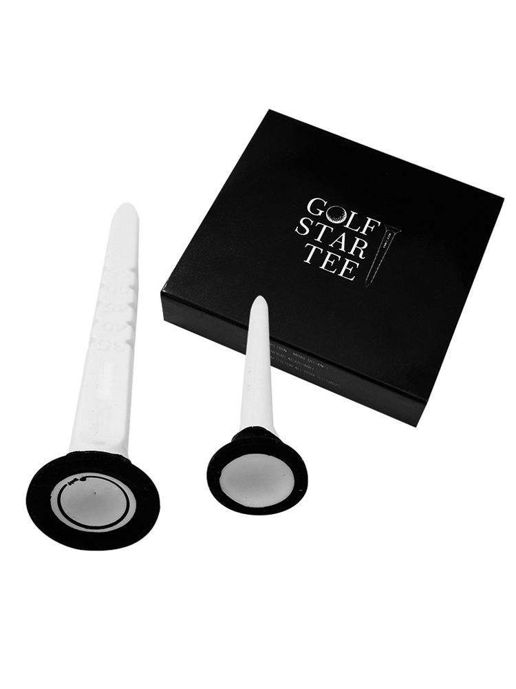 Miniature : long and short star golf tee with box