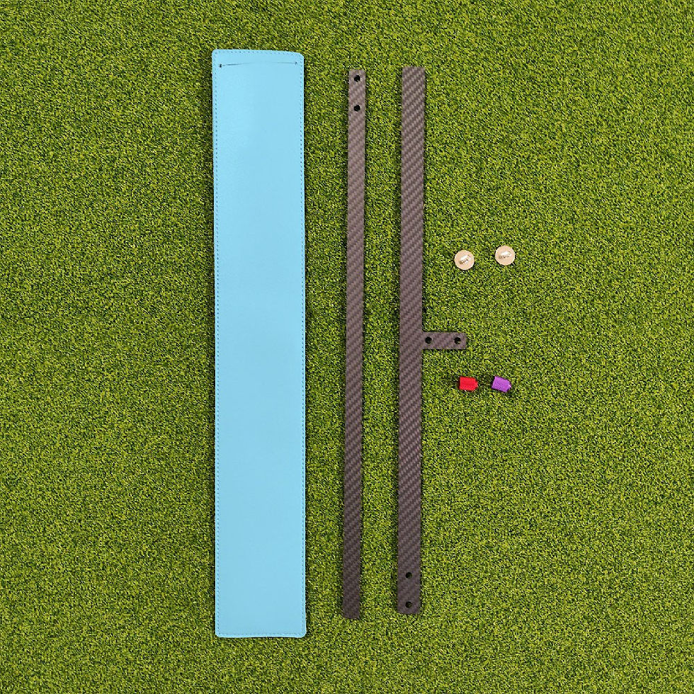 Thumbnail: Golf Putting Chipping T Shape Trainer Carbon Fiber 11