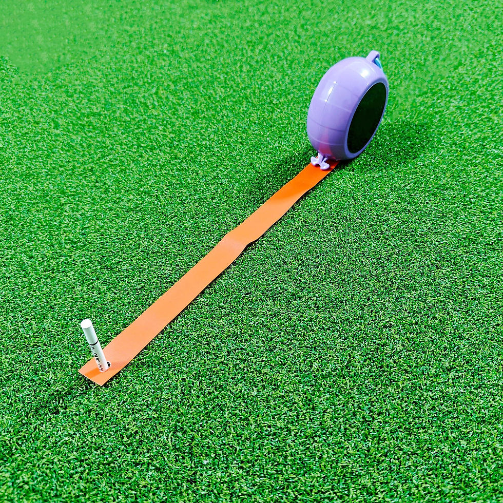 الصورة المصغرة: 7.5m Golf Distance Practice Soft Measuring Tape