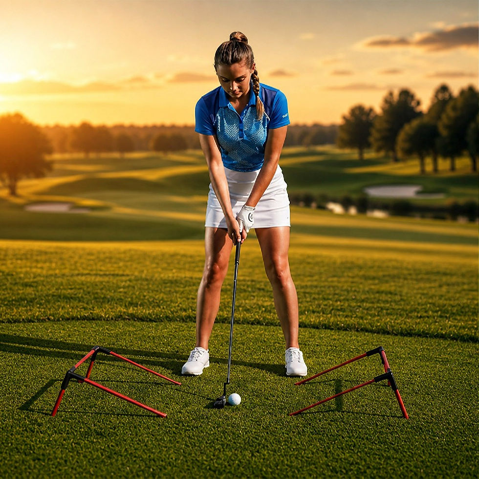 Golf Putting Amplitude Control Frame Trainer 1
