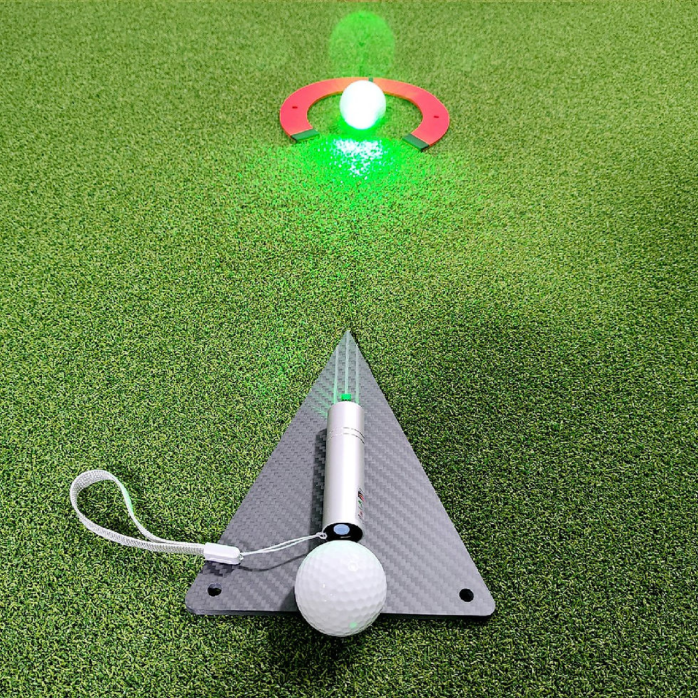 Golf Carbon Fiber Triangle Putting Board 1