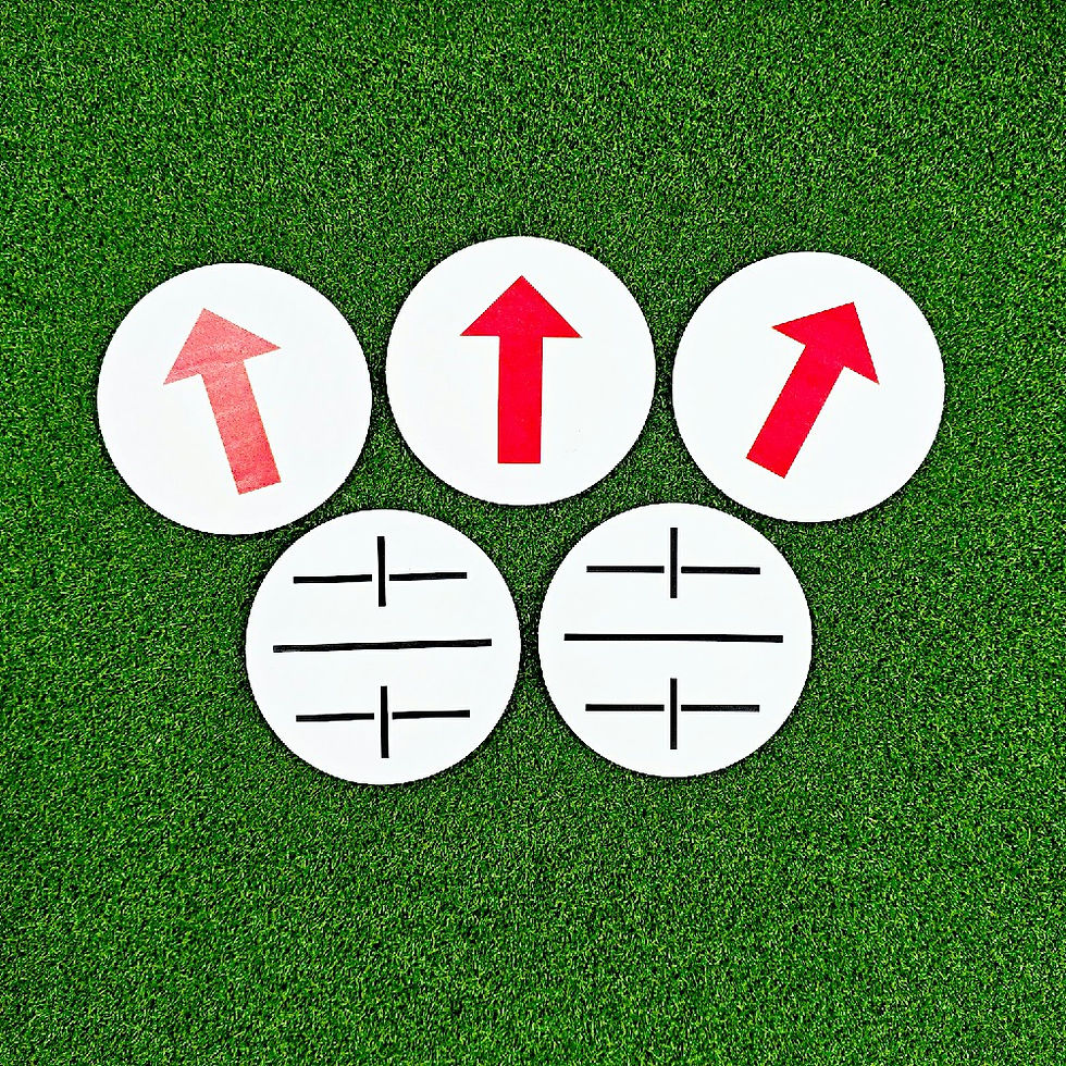 Thumbnail: Double-Sided Golf Putting Arrow Pads 14