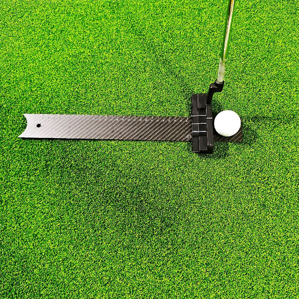 Miniaturebillede: Golf Carbon Fiber U Shape Stance Putting Board 10