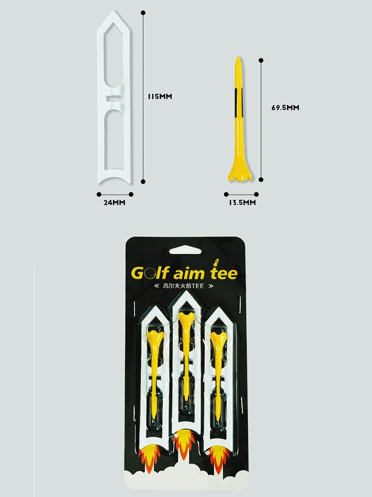 الصورة المصغرة: Rocket Aim Golf Tee 3 pieces in 1 package