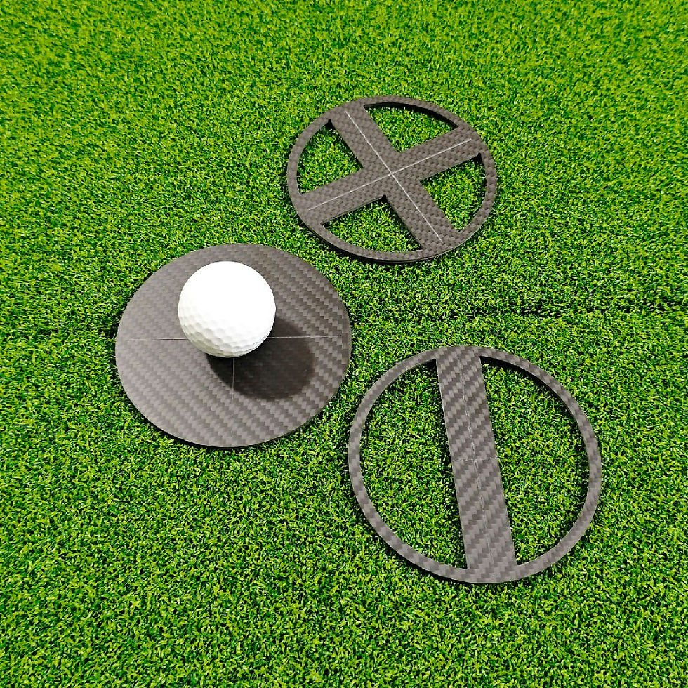 Miniaturebillede: Golf Putting Cup Cover Set Path Speed Checker  8