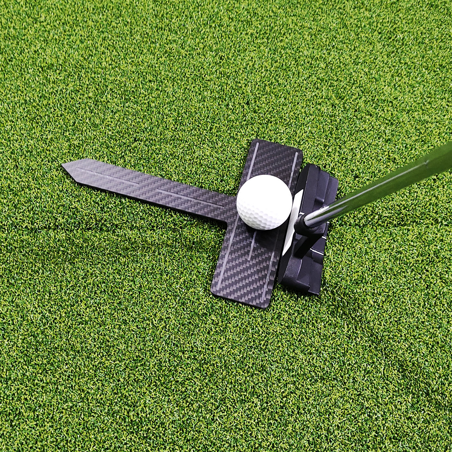 Golf Rotatable Mini T Shape Putting Alignment Tool 1