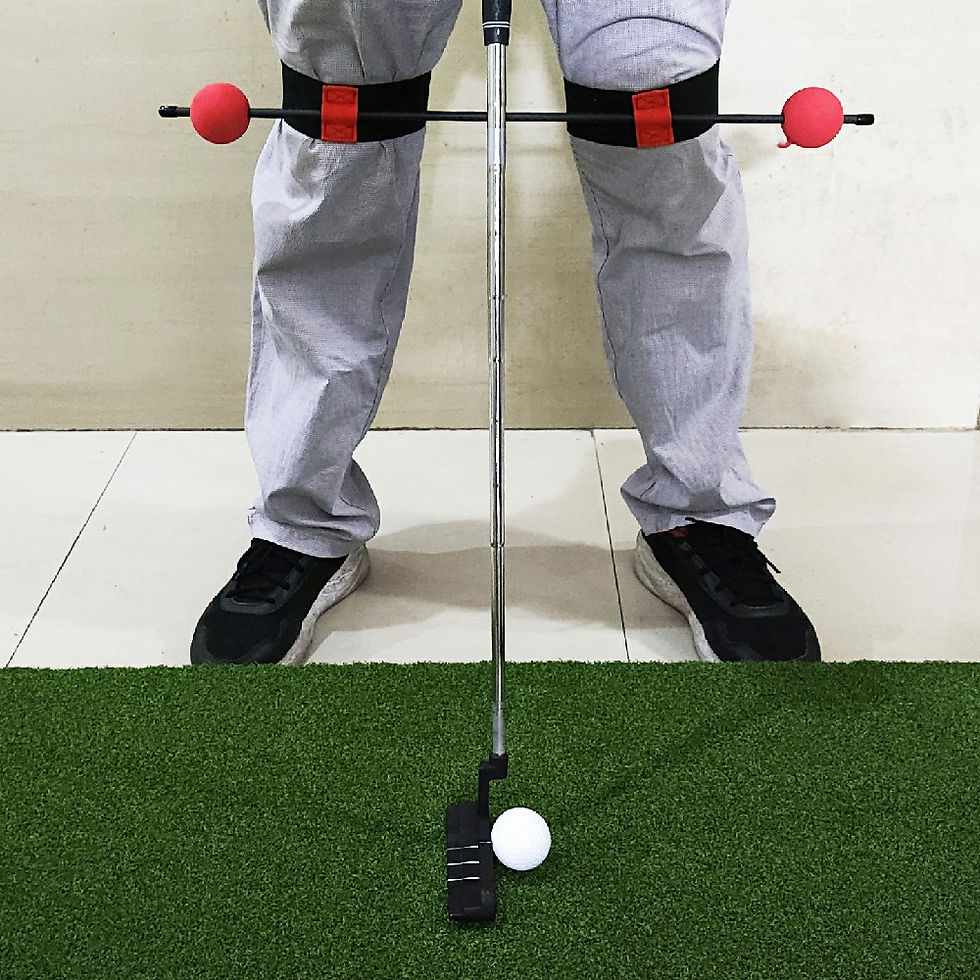 Golf Putting Thigh Parallel Alignment Stick 1