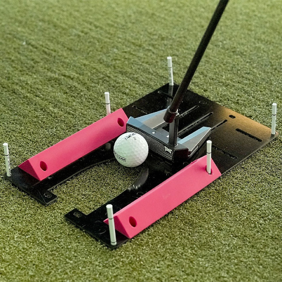 Golf Putting Speed Trap with Triangle Obstacles 14