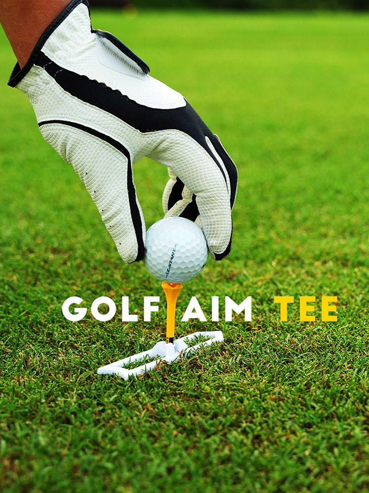 Miniaturbild: Ball on rocket aim golf tee