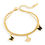 Thumbnail: Black White Charms Bracelet