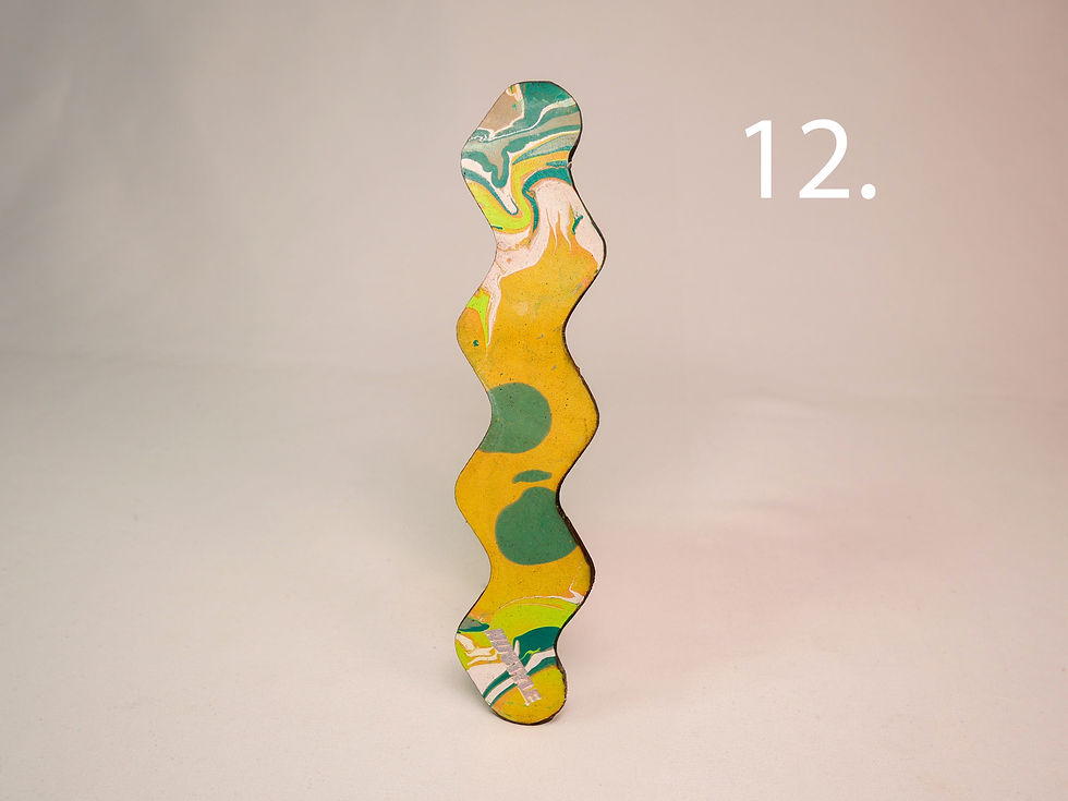 Thumbnail: Leather Noodle Bookmarks