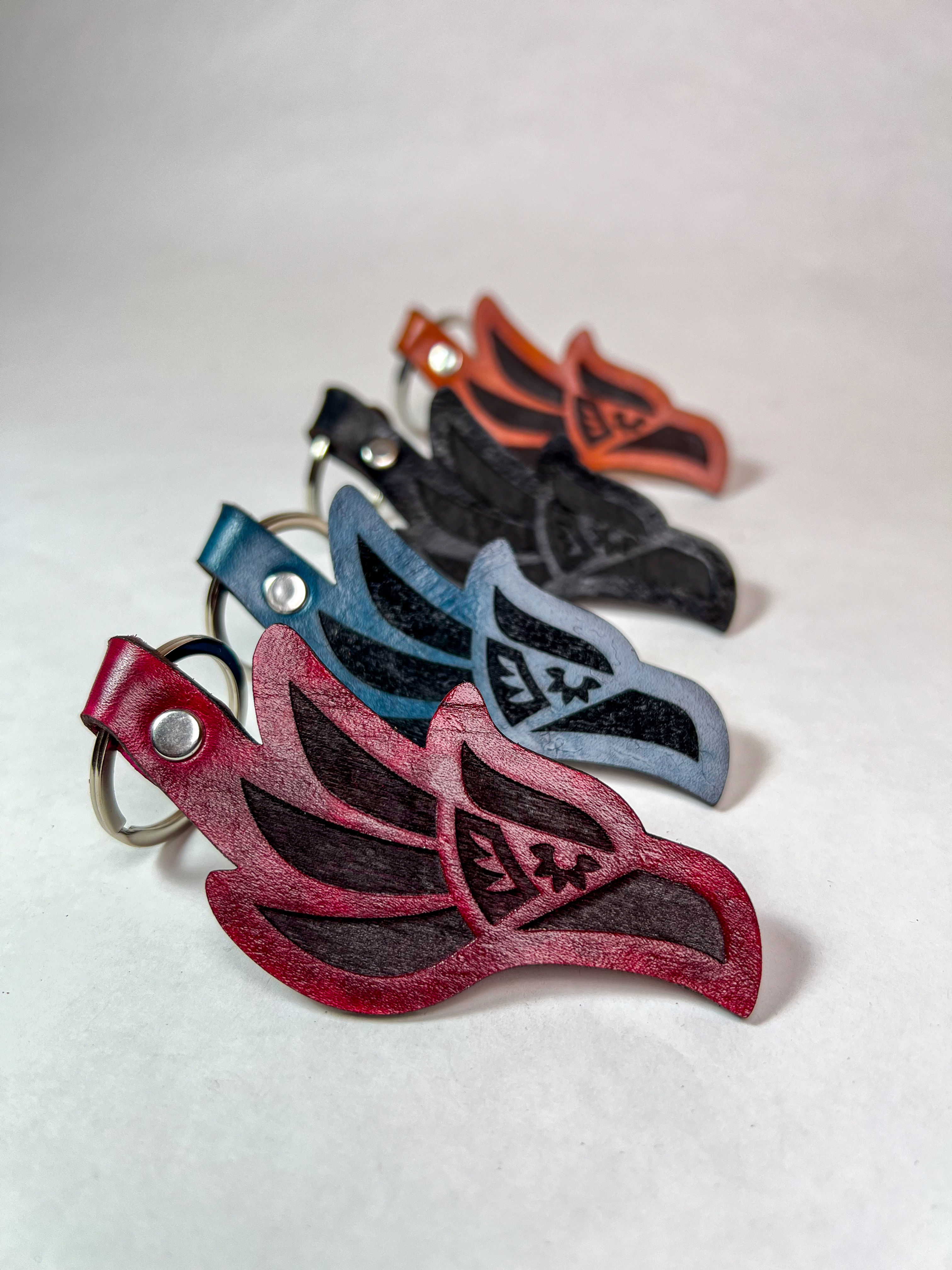 Llavero de cuero Aguila