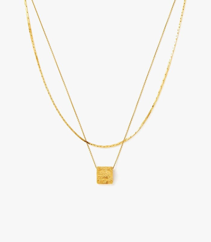 Lucy Williams Square Coin Necklace Set