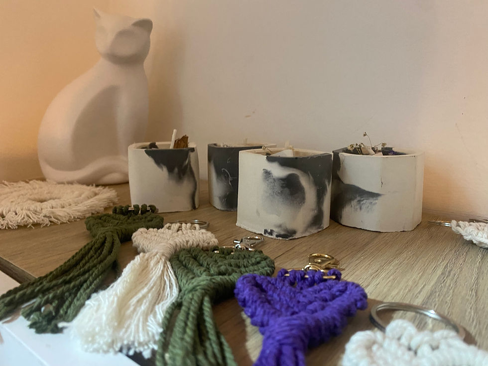 Miniatura: llavero Corazon Macrame