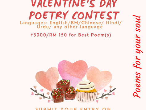 Valentine Day Poetry Contest is now open