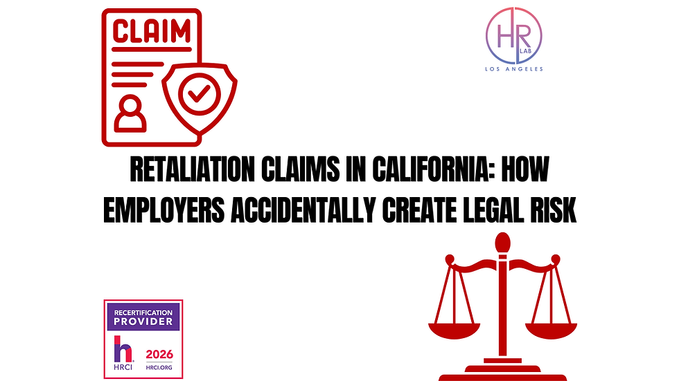How Well‑Meaning Employers Accidentally Create Retaliation Claims