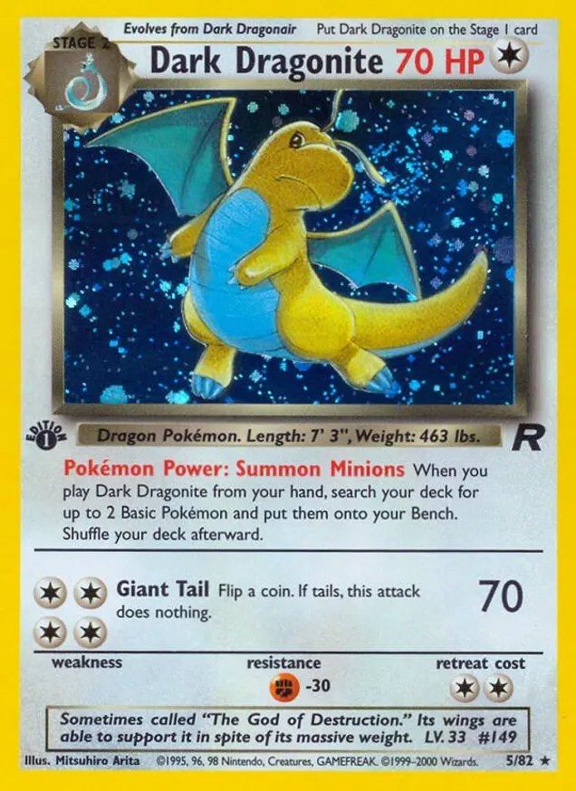 Dark Dragonite Team Rocket Set