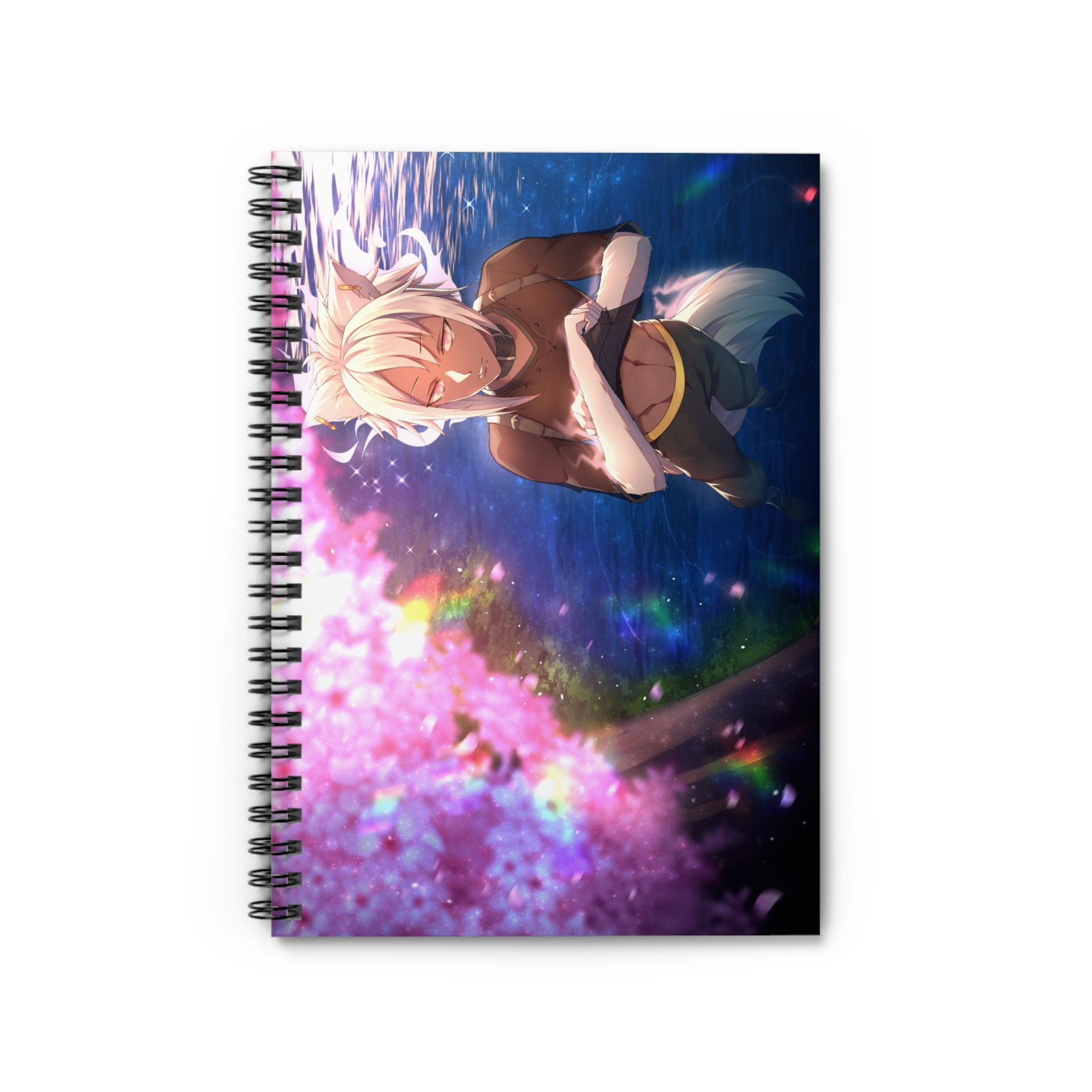 Bellyr Adsala "Under the Sakura Tree" Spiral Notebook - Ruled Line