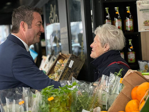 Toujours sur le terrain à Poissy