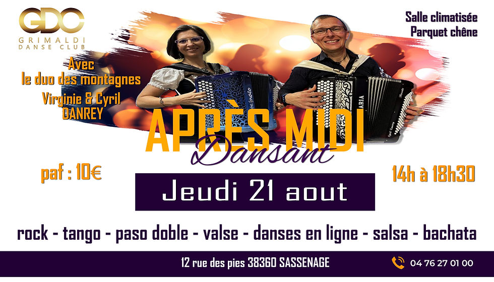 Après-midi dansant avec le duo des montagnes
