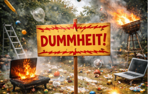 Schild symbolisiert Manipulation