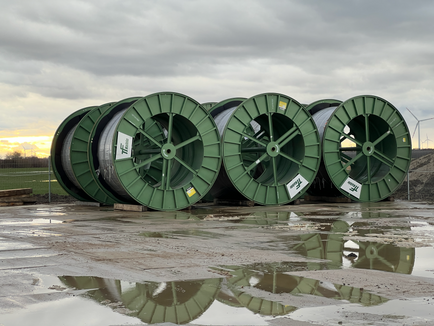 310 ton kabli. Pierwsza dostawa dla farm wiatrowych Bałtyk 2 i Bałtyk 3