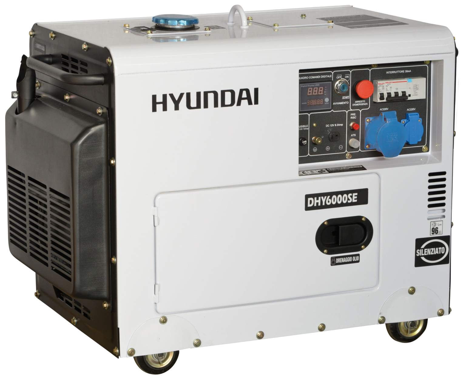 Agregat HYUNDAI POWER DHY6000SE 5,3 kW Diesel