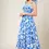 Thumbnail: Ivory blue woven - Dress