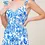 Thumbnail: Ivory blue woven - Dress
