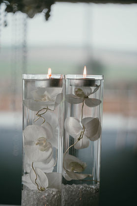 Wedding flowers centre pieces 