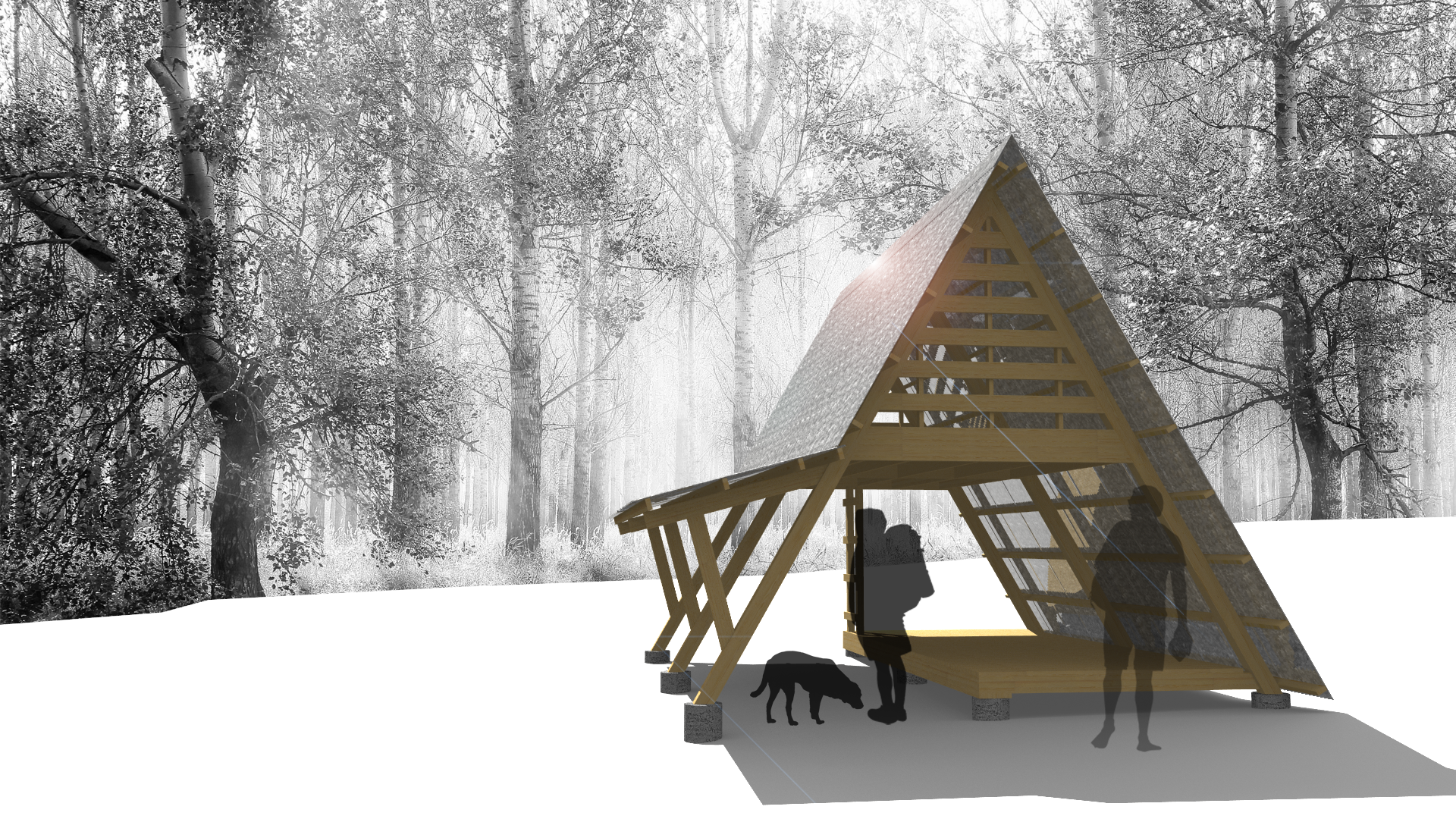 designing primitive huts
