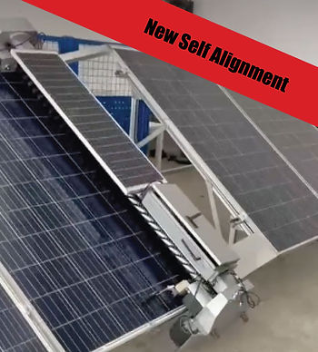 Self Aligning Titan Solar Panel Robot